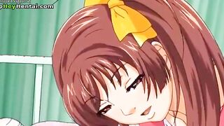 Busty horny teens have passionate sex