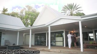 anal spoiled rich girls have threesome at spa