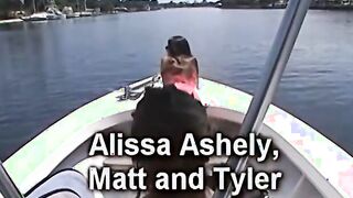 Snatch Dig Babes On A Boat - Alissa Ashley, Tyler & Matt