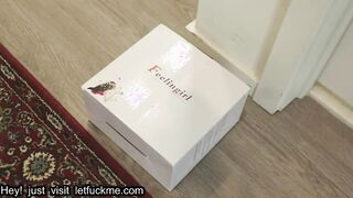 cumshot  tiny bratty teen rides huge cock