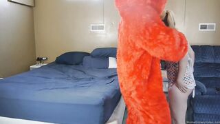 Crazy Elmo Ejaculates Over Lilly! - Lilly Ligotage & Rock O'Pearl