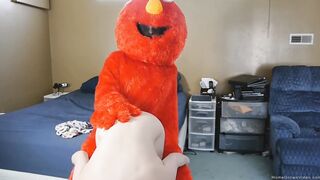 Crazy Elmo Ejaculates Over Lilly! - Lilly Ligotage & Rock O'Pearl