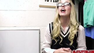 She lets Billy pound her pussy in the office