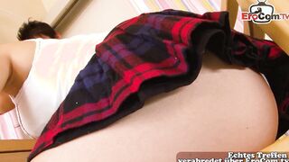 long titted eastern teenie cry and got jizzed into bushy vagina
