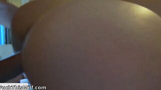 The bitch from the next room wanted my dick. I cum on her ass.