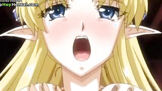 Sweet babe with big tits gets fucked hard