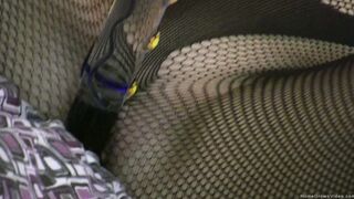Tearing Open Her Fishnets - Chloe James