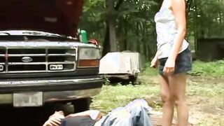 Landyke Bangs Kess Rough And Fast Into A Garage - Landyke Bangs Kess Rough And Fast Into A Garage