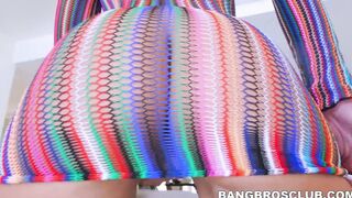 Big titted beauty gets tittyfucked and rides a big cock
