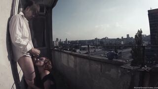 Eva Fuck Out On The Balcony - Eva Screwed Out On The Balcony two