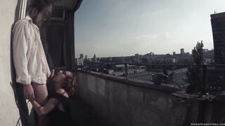 Eva Fuck Out On The Balcony - Eva Screwed Out On The Balcony two