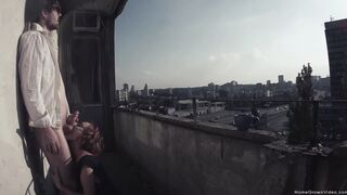 Eva Fuck Out On The Balcony - Eva Screwed Out On The Balcony two