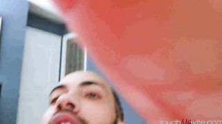Watching my wifes creampie live