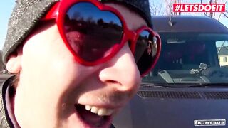 LETSDOEIT Valentine's Day On Van With Bae Cutie African Sophie