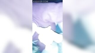 Burgundy Bitch Blowing Cock!!!
