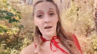 Fremder erwischt und fickt mich im Wald