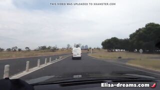 Masturbation inside my vehicle and at beach into front of