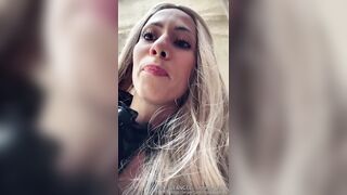 FRENCH BLONDE big black cock ANAL