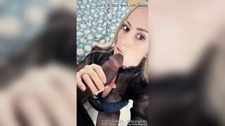 FRENCH BLONDE big black cock ANAL