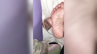Bbw Hispanic sends clips of her soles