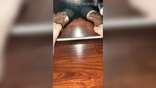 Bbw Hispanic sends clips of her soles