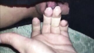 Squrter masturbates through her ripped lingerie