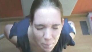 Amateur wives facials compilation two