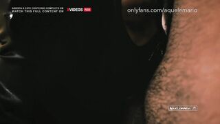 Submissive huge butt inked dark haired inside BONDAGE session