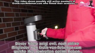 German 18 yo skank banged! after disco inside garage