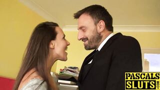 Amazing Czech brunette babe Mea Melone is a huge sex lover