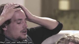 cumshot masturbating stepsis sucks fat and hard cock