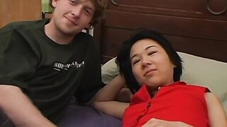 Cumming On Her Unshaved Twat - Tammy Park & Roger two