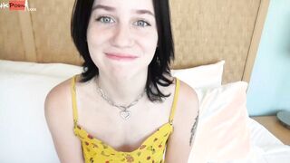 This teenie yr mature thin 19 year old takes on a fat penis