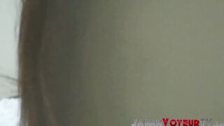 Japanese beauty secretly filmed while rubbing her pussy