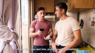 Scorching hot threesome with these Latinos