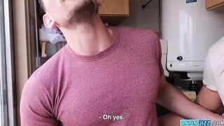Scorching hot threesome with these Latinos