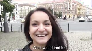 This Cutie Flash Her Tits For Money