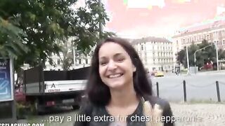 This Cutie Flash Her Tits For Money