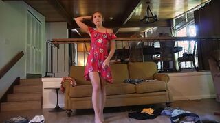 Brandibraids Trying on Clothes