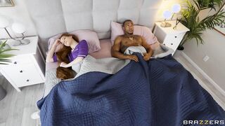 While my girlfriend was asleep i fucked her best friend