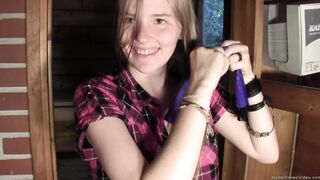 Evelina Does Deep Anal Inside The Sauna - Evelina Does Deep Anal Into The Sauna two