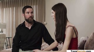 Tgirl Ava Holt want stepdads dick in ass