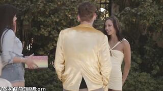 Cheerleaders Lexi Luna and Alexis Tae Swap Each Others Boyfriends Dick