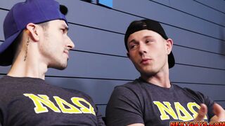 Kane and Ryder play with their big cocks