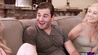 Haley joins Skyler and Nathan from having playful sex