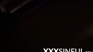 Sinful babes pussy licked and creampied by lover in the dark