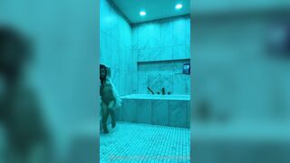 Tiny Texie Showering 2