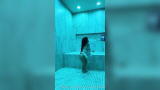Tiny Texie Showering 2