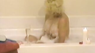 A Long Breasts Blonde Jerks Off With A Long African Vibrator - A Long Titted Blonde Jerks Off With A Huge Ebony Toy