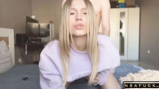 Cutie Shows her Body and Helps her Boyfr